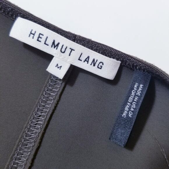 Helmut Lang Scuba Olive Green Sheath Dress - Picture 3 of 11